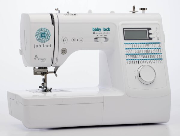 Convenient stitch reference guide Baby Lock Jubilant Sewing Machine