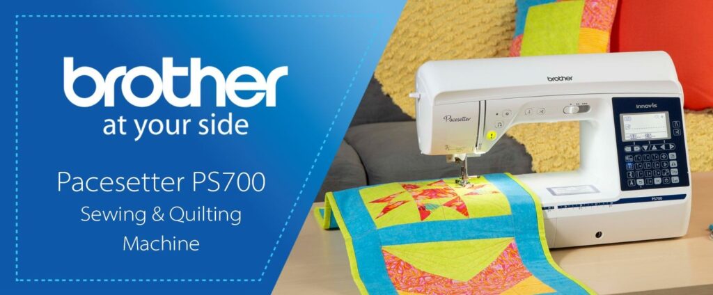 Customizable stitch options Brother Pacesetter PS700 Sewing Machine