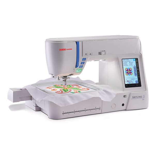 Explore the features of Janome Skyline S9 Sewing and Embroidery