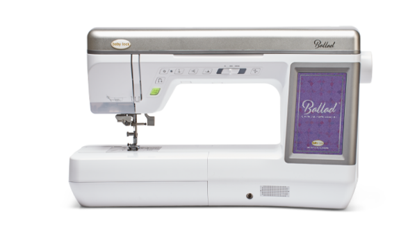Baby Lock Ballad Sewing Machine with professional embroidery stitching