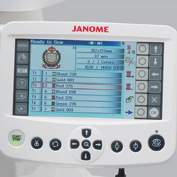 Janome MB4S multi-needle embroidery machine for crafters