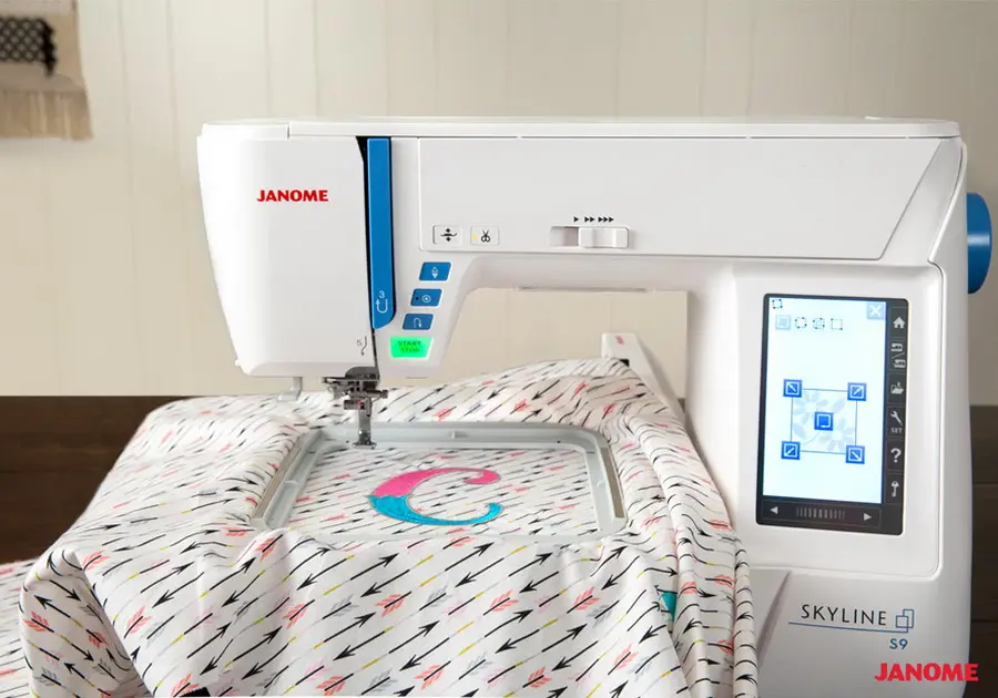 Transform your projects with Janome Skyline S9 Sewing and Embroidery