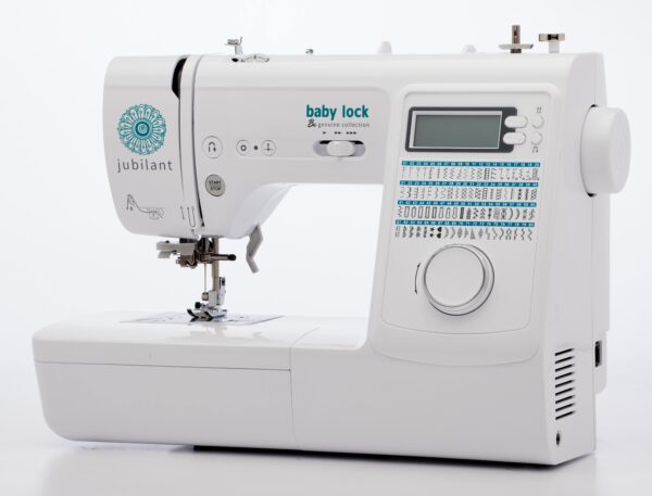Compact size for easy storage Baby Lock Jubilant Sewing Machine