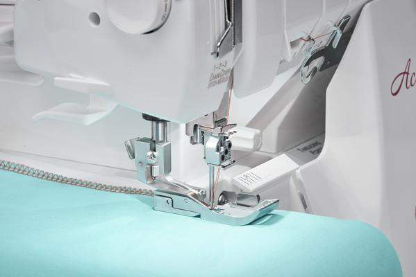 Effortless threading with Baby Lock Accolade Serger's features.