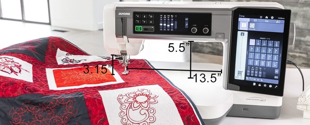 Special sale on Janome Continental M17 Sewing Machine latest model