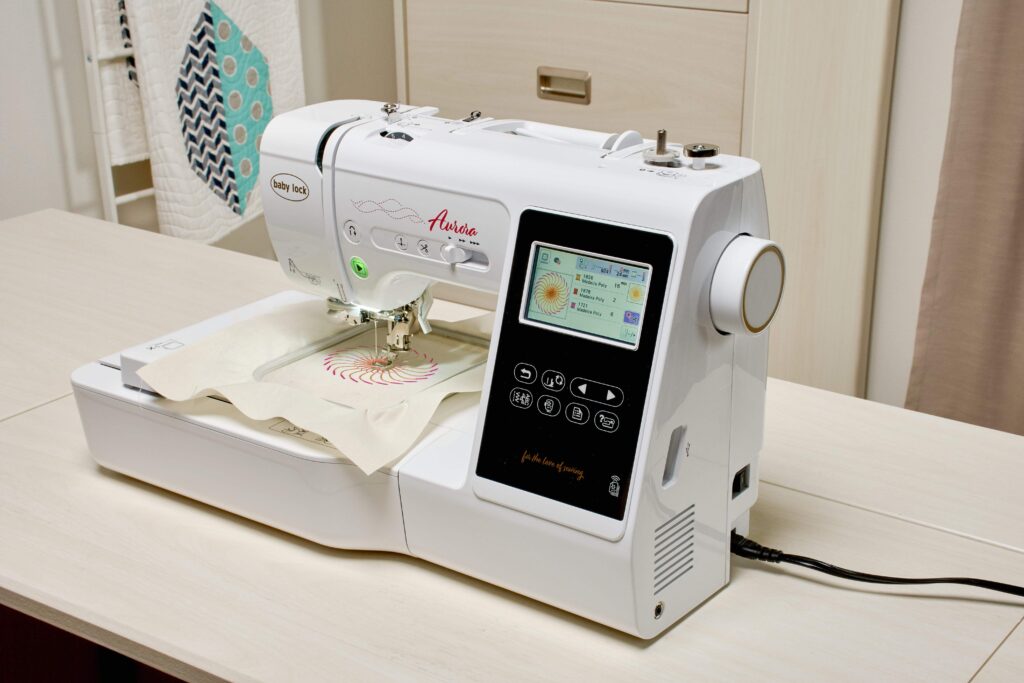 Baby Lock Aurora sewing and embroidery machine for crafters