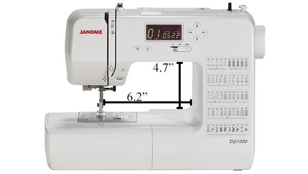 Janome DC1050 rolled hems