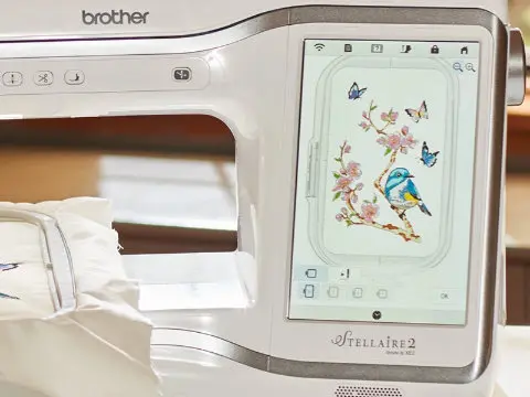 Lightweight and portable Brother Stellaire 2 XE2 Embroidery Machine