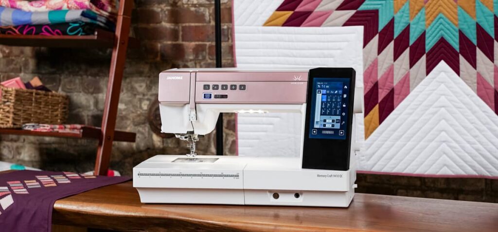 On-demand training support Janome Horizon 9410QC Sewing Machine