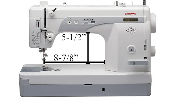 Janome 1600P-QC sewing machine offers adjustable stitch length control