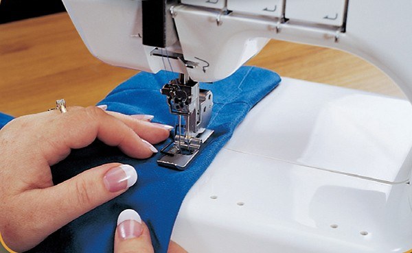 Create decorative coverstitching with Janome CoverPro 1000CPX machine