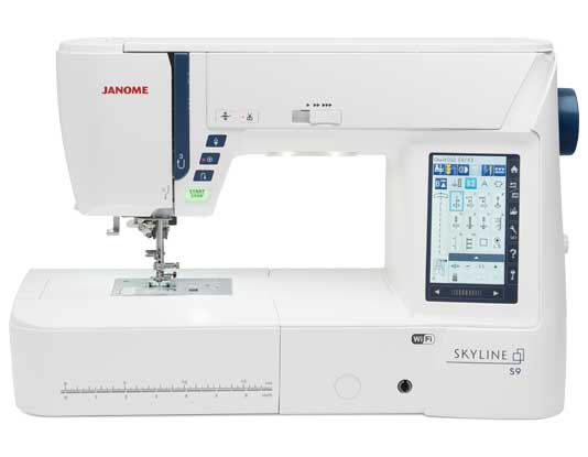 Elevate your designs with Janome Skyline S9 Sewing and Embroidery