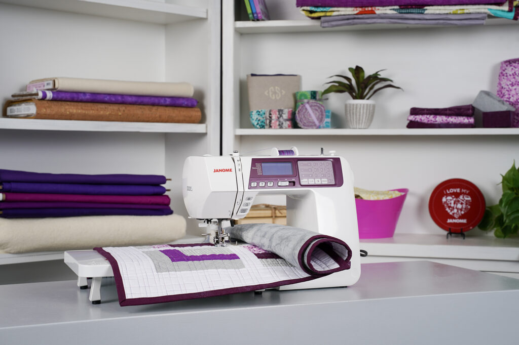 Lightweight and portable Janome 4120QDC-G Sewing Machine