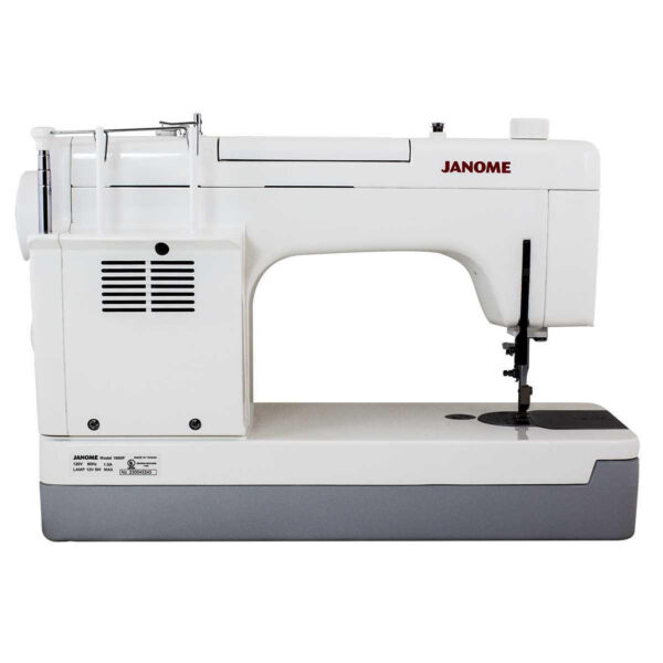 Explore Janome 1600P-QC sewing machine's electronic foot pedal