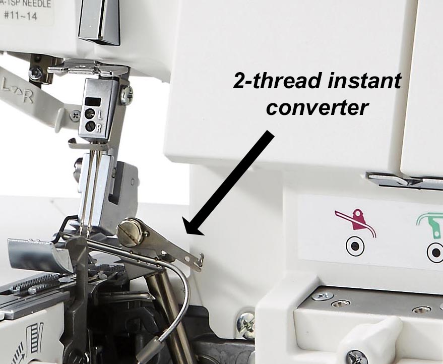Janome AirThread 2000D ideal for diverse serging projects