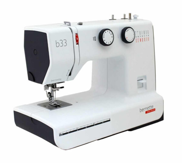 Lightweight and portable Bernette B33 Sewing Machine