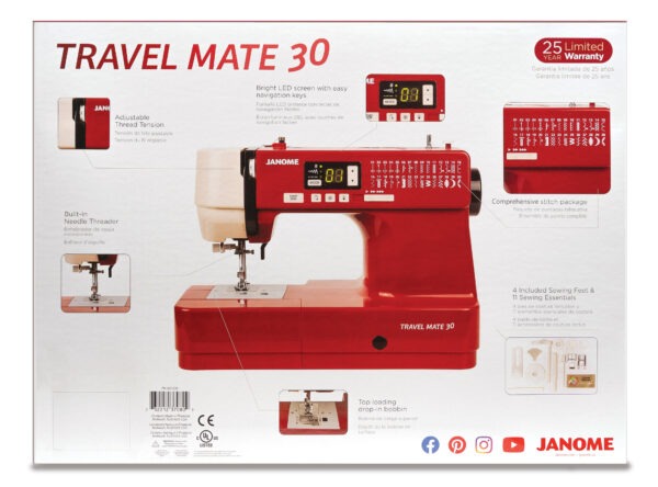 Modern features for sale Janome Travel Mate 30 Sewing Machine