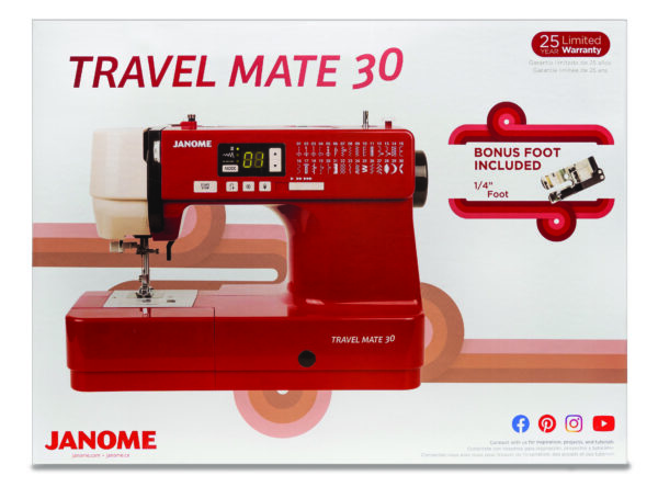 Efficient and simple sewing with Janome Travel Mate 30