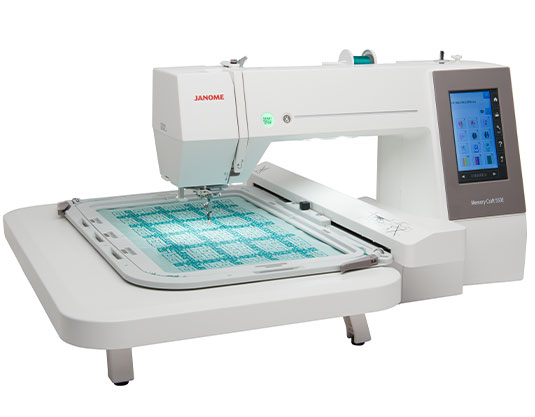 Ideal for all skill levels Janome Memory Craft 550E Machine