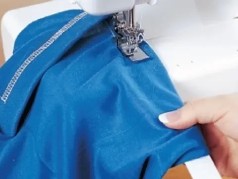 Convenient threading system on Janome CoverPro 2000CPX Serger Machine