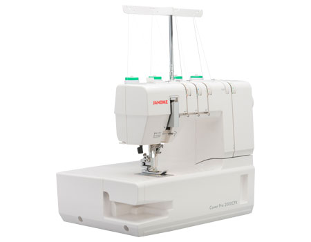 Adjustable serging speed in Janome CoverPro 2000CPX Serger Machine
