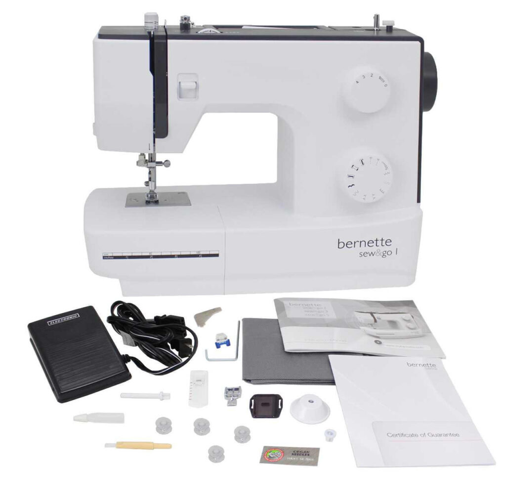 Quality build and design Bernette Sew&Go 1 Sewing Machine