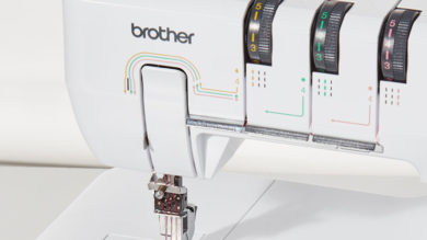 Versatile stitching options with Brother CV3550 Double-Sided Cover Stitch Serger