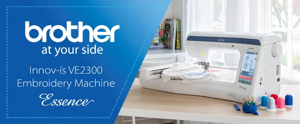 Professional embroidery capabilities on sale Brother Essence VE2300