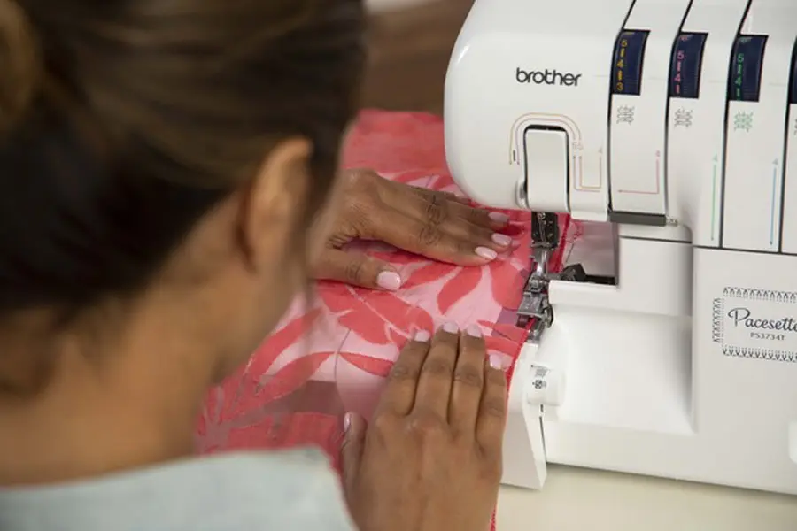 Easy threading in Brother Pacesetter PS3734T Serger Machine