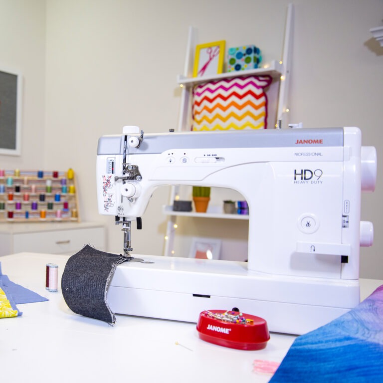Precision control in Janome HD9 Professional V2 for detailed work