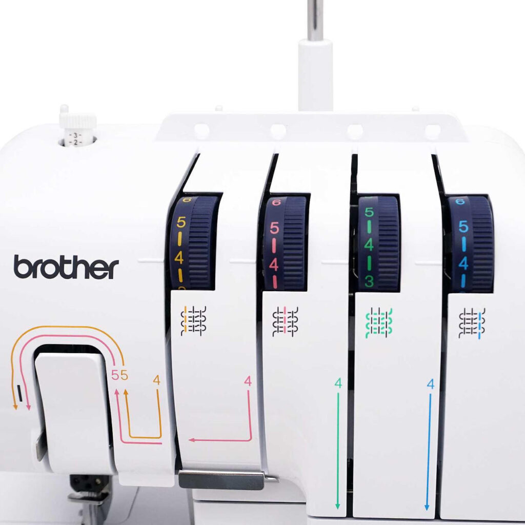 Advanced to basic serging features Brother Pacesetter PS3734T Serger Machine