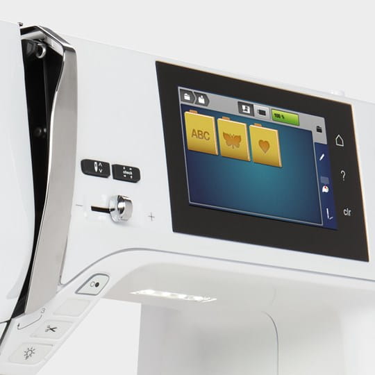 Efficiently manage sewing and embroidery tasks with Bernina 500 E