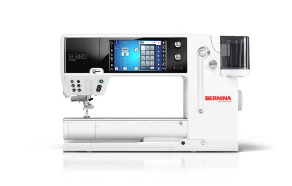 Experience easy embroidery setup with Bernina 880 PLUS Sewing Machine