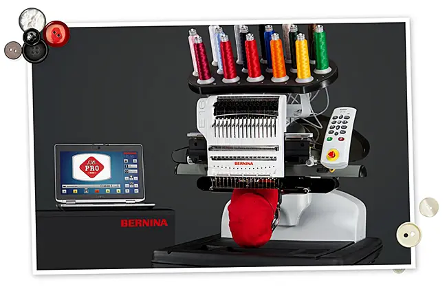 Unique creations facilitated with customizable Bernina E16 Pro design settings