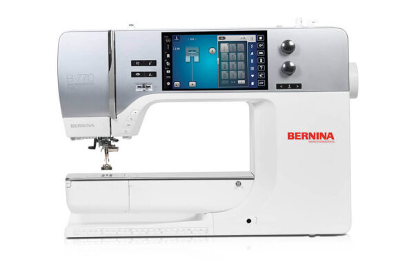 Expand sewing options with Bernina 770 QE E PLUS embroidery module