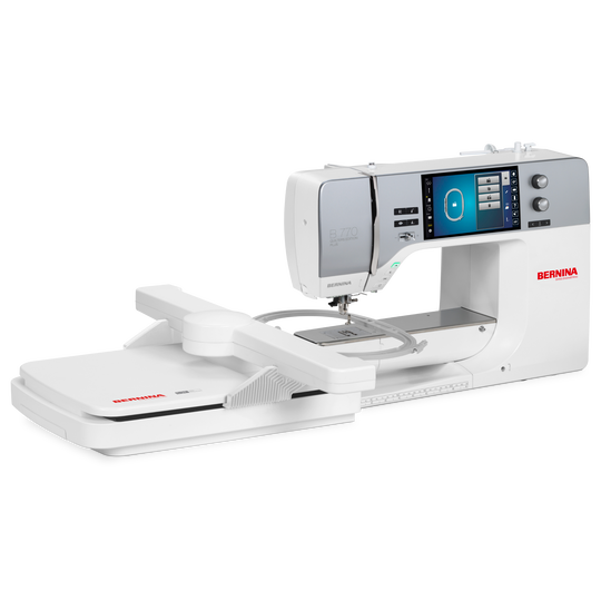 Utilize embroidery features for unique projects with Bernina Series 7 Embroidery Module L with SDT