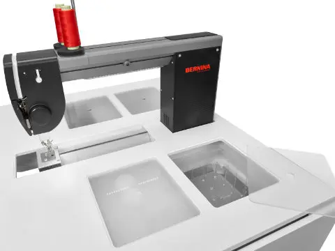 Experience state-of-the-art mechanical functions with Bernina Q16 PLUS