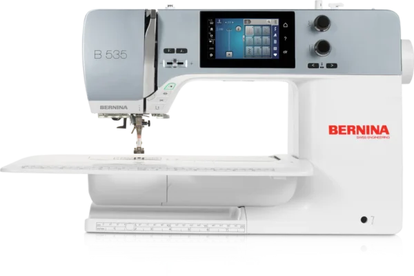 Achieve sewing depth with versatile Bernina 535 E embroidery features