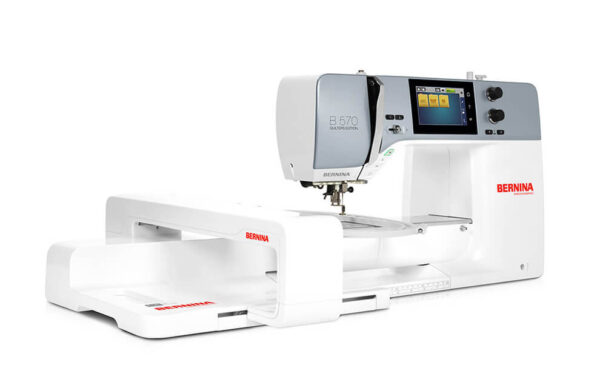 Exceptional sewing detail achievable with Bernina 570 QE E machine technology