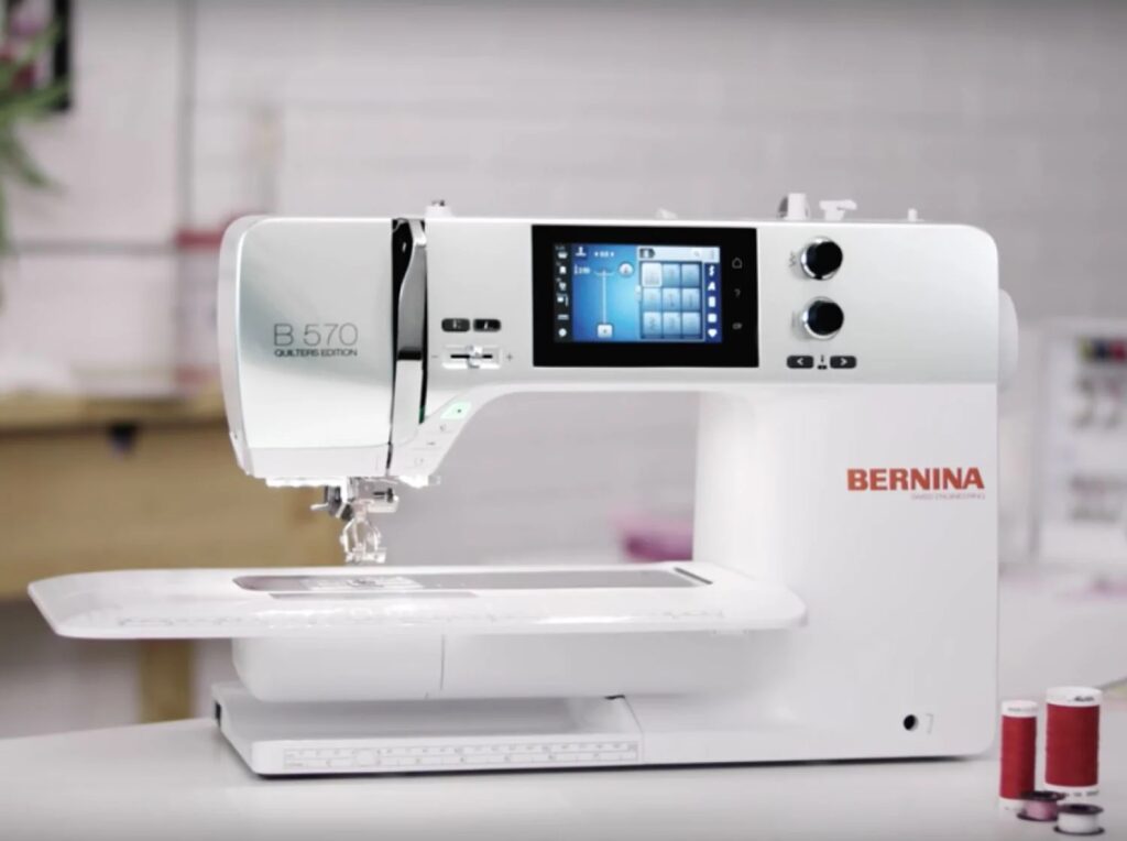 Enhance home décor with Bernina 570 QE Sewing Machine quality
