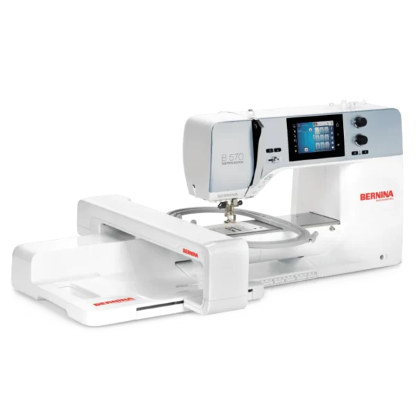 Advanced sewing projects simplified with Bernina 570 QE E machine guidance