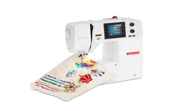 Create stunning quilts with Bernina 435's precision sewing functions