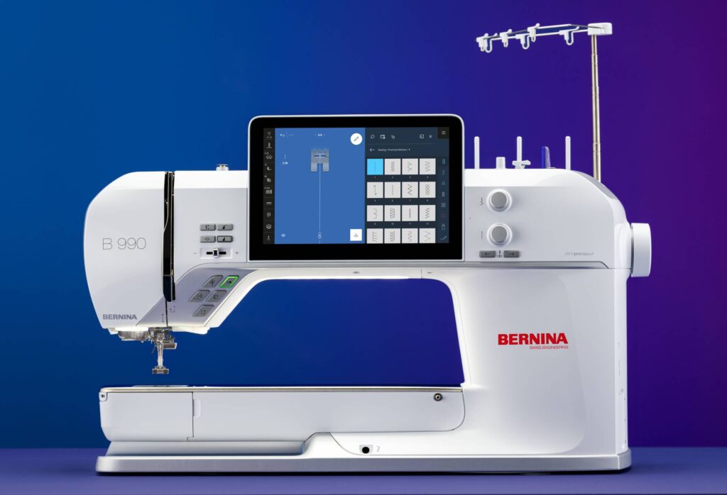 Professional quality sewing within reach BERNINA 990 on sale