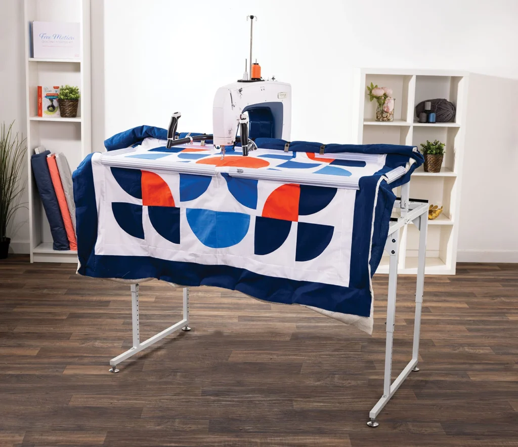 Hassle-free manual quilting with Grace Company Qnique 16X Machine