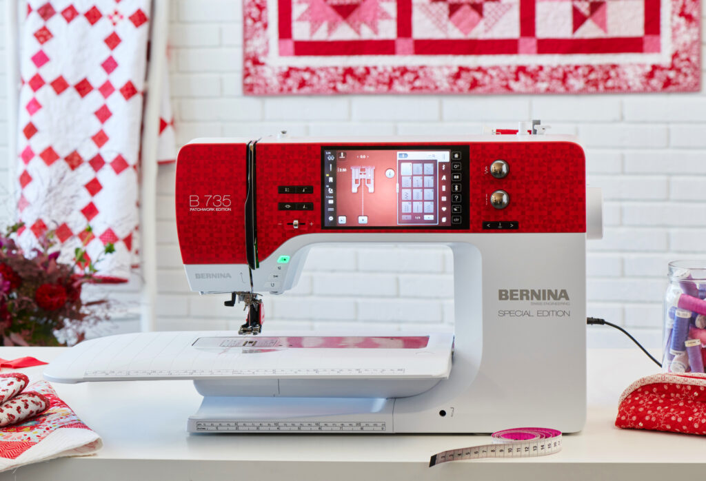 BERNINA 735 Patchwork Edition built for creative excellence in embroidery