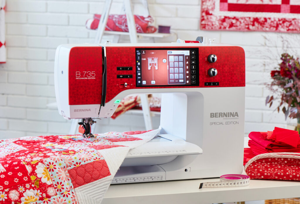 Find your ideal sewing partner in BERNINA 735 Patchwork Edition