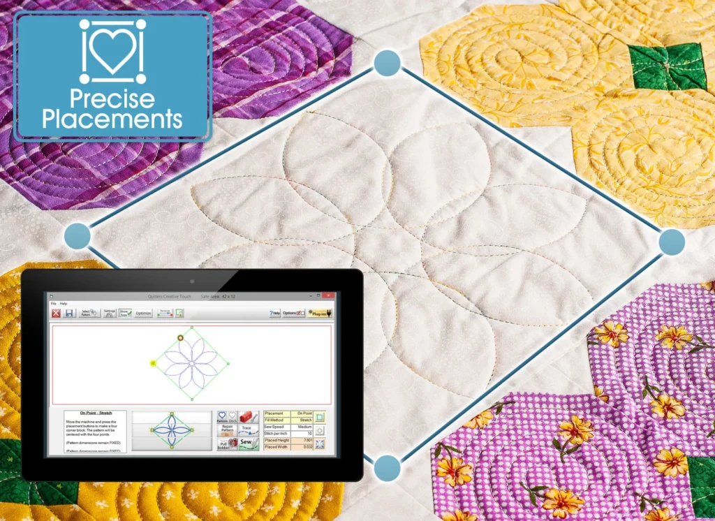 Effortlessly create stunning quilts Grace Company QuiltMotion QCT 6