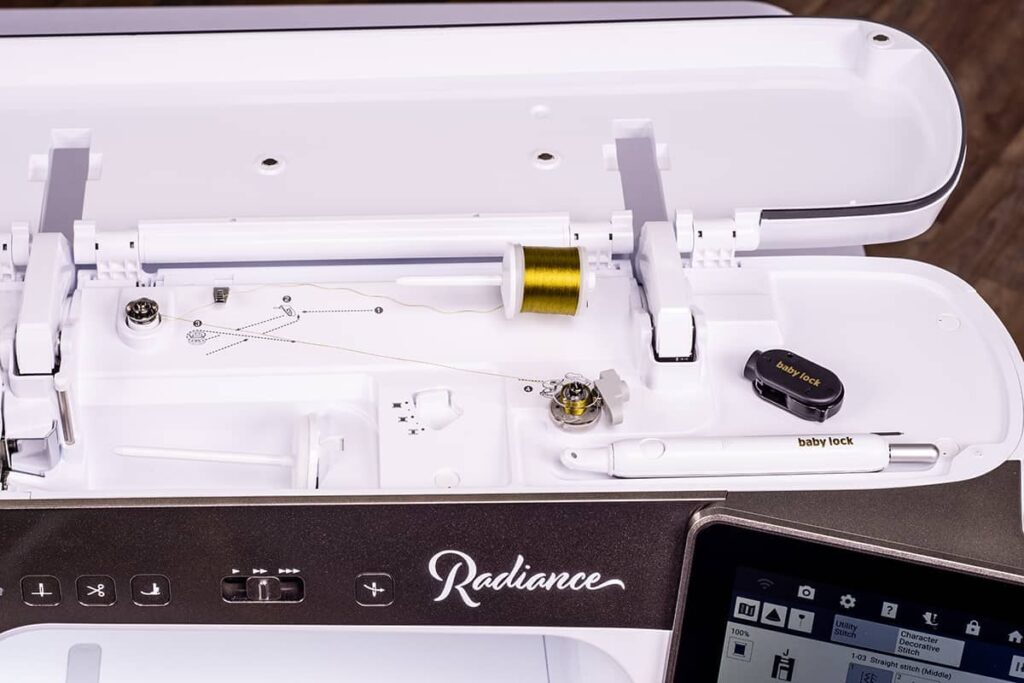 Professional quilting made easy Baby Lock Radiance Sewing Machine