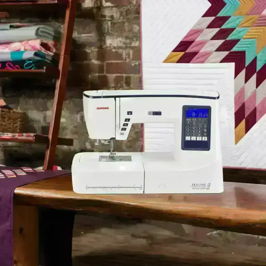 Versatile Janome Skyline S3 Anniversary Edition suits various crafting projects