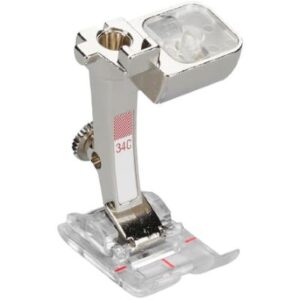 BERNINA #34C Reverse-Pattern Foot with Clear Sole 9mm for sale near me cheap